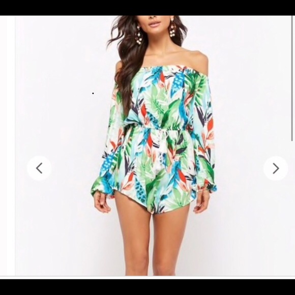 forever 21 floral romper - Picture 4 of 4